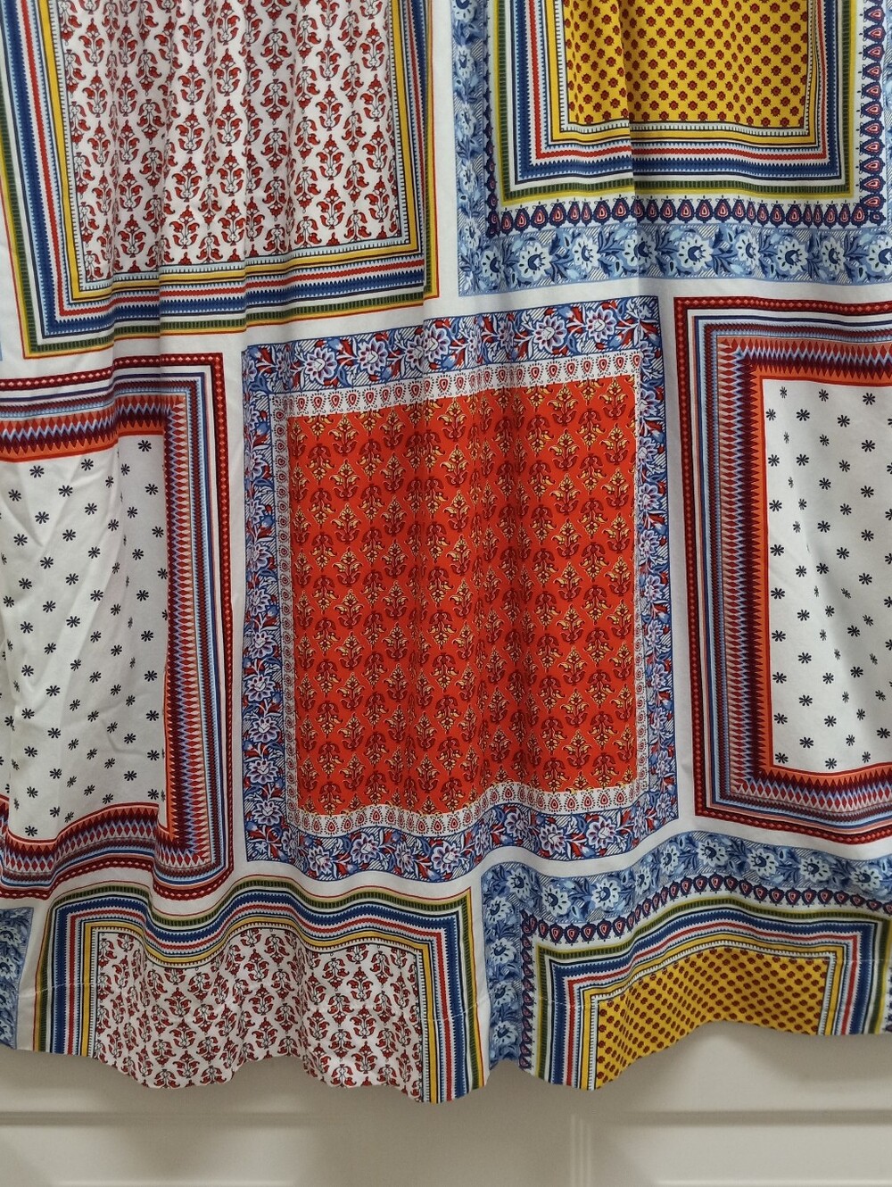 Vermont Country Store Patchwork Dress Medium Boho Cottagecore Prairie Pockets - Picture 11 of 16